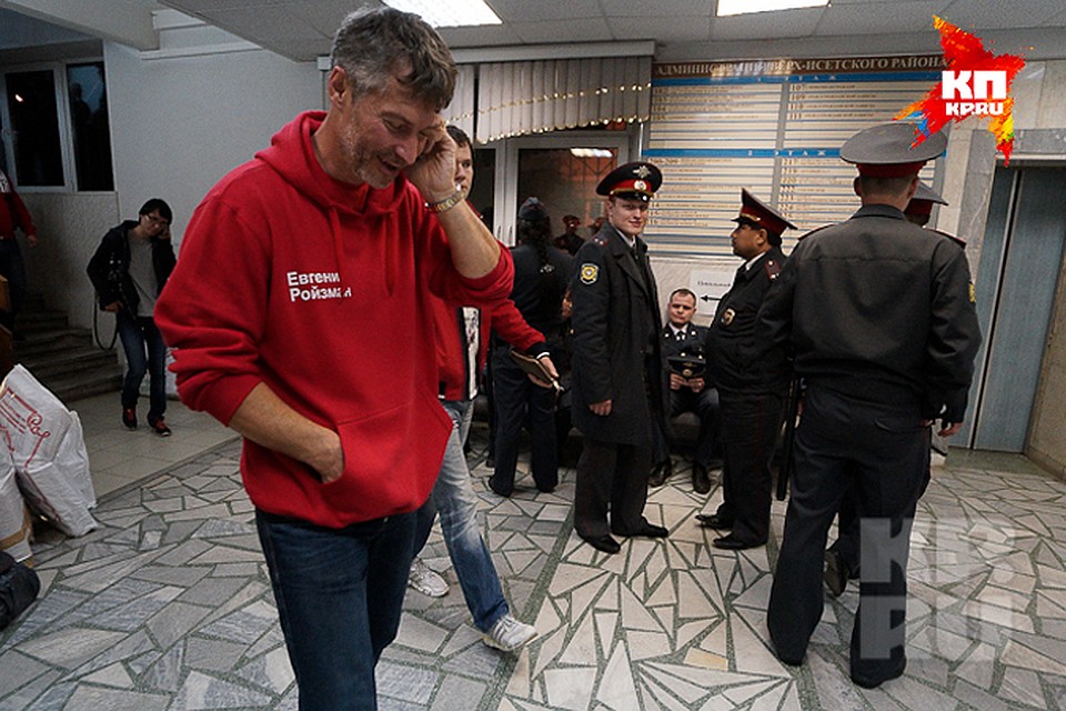 Одним из первых с победой Евгения Ройзмана поздравил Михаил Прохоров Фото: Алексей БУЛАТОВ