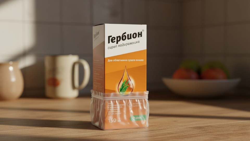Гербион сироп подорожника