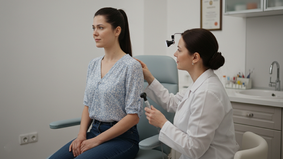 Девушка у ЛОРа