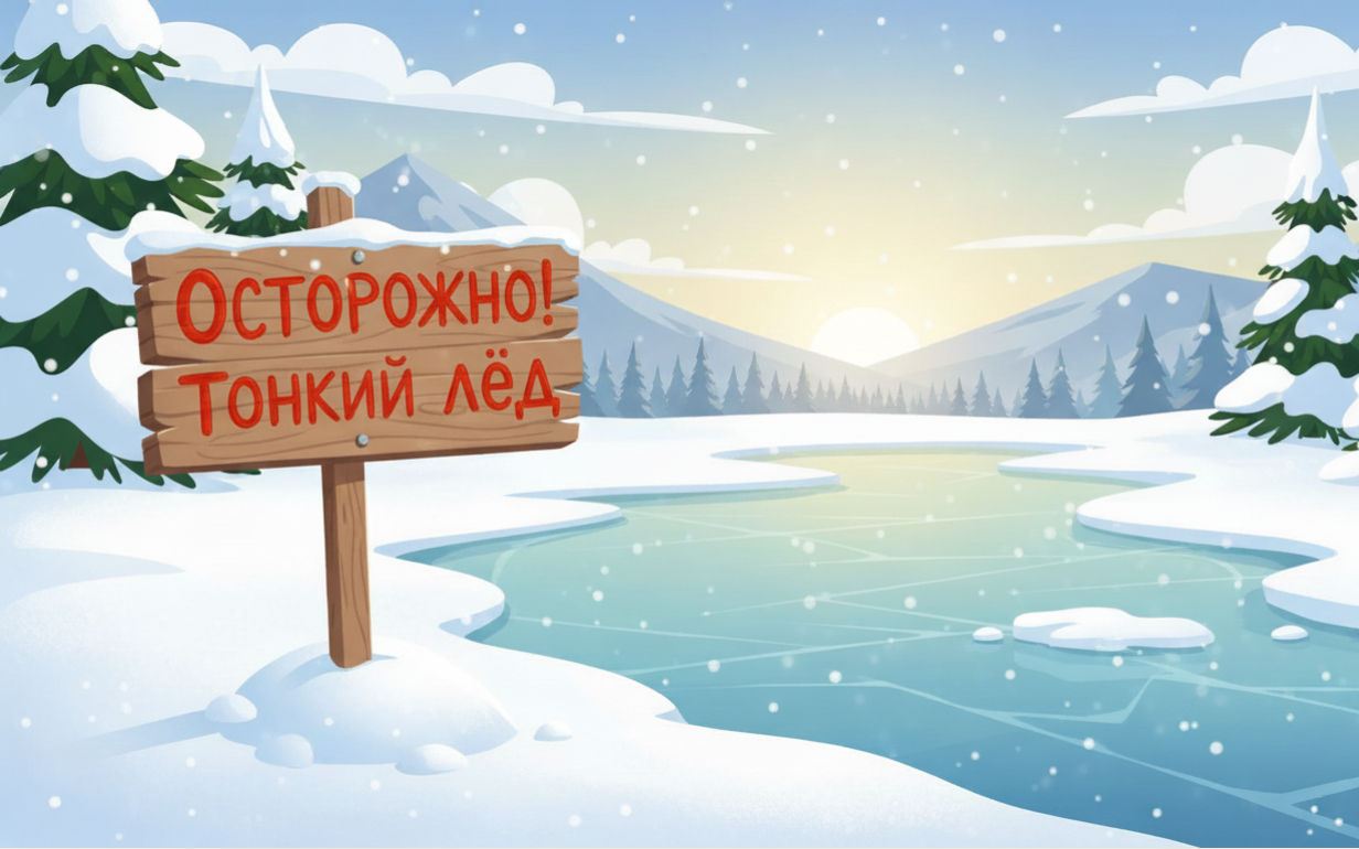 Осторожно, тонкий лед