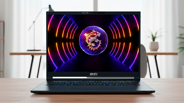 MSI Stealth 14 Studio. Фото: Ян Ляпин / Нейросеть