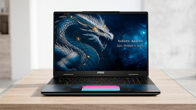 MSI Titan 18 HX Dragon Edition Draco Epic A2WJ-1254RU. Фото: Ян Ляпин / Нейросеть