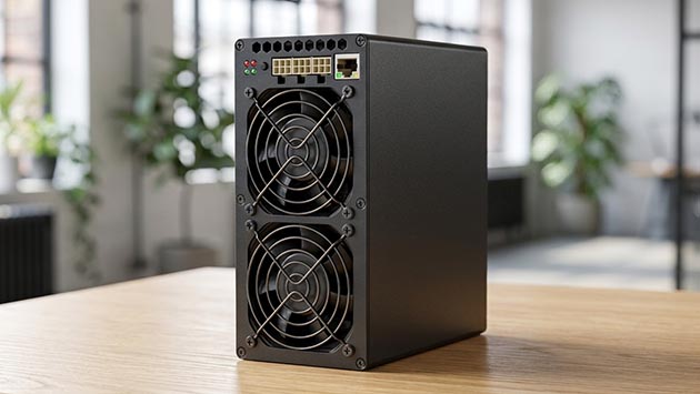 Goldshell AE Box II. Фото: Ян Ляпин / Нейросеть