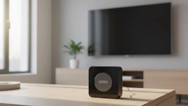 Mecool KM2 Plus. Фото: Ян Ляпин / Нейросеть