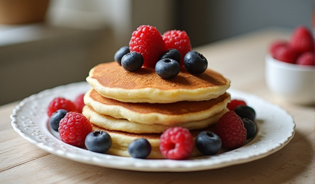 Пышные оладьи на молоке