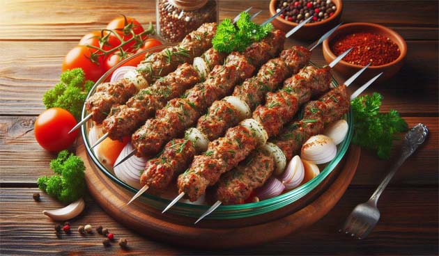 Шашлык на минеральной воде и уксусе