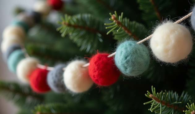 Картинки, фото новогодних гирлянд для вдохновения