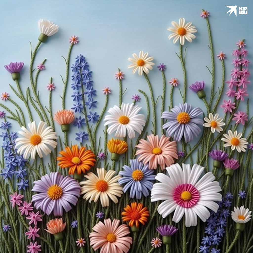 Картинки, фото с вышивкой лентами для вдохновения