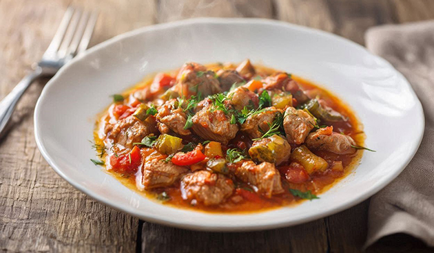 Азу из индейки