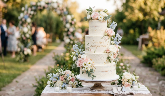 Красивые картинки-референсы и фото тортов с надписями