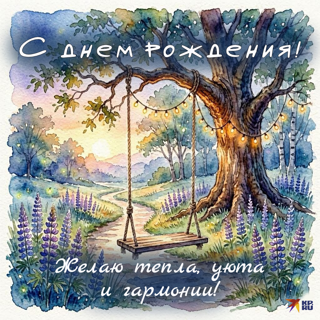 Открытки «С днем рождения» для женщины и девушки