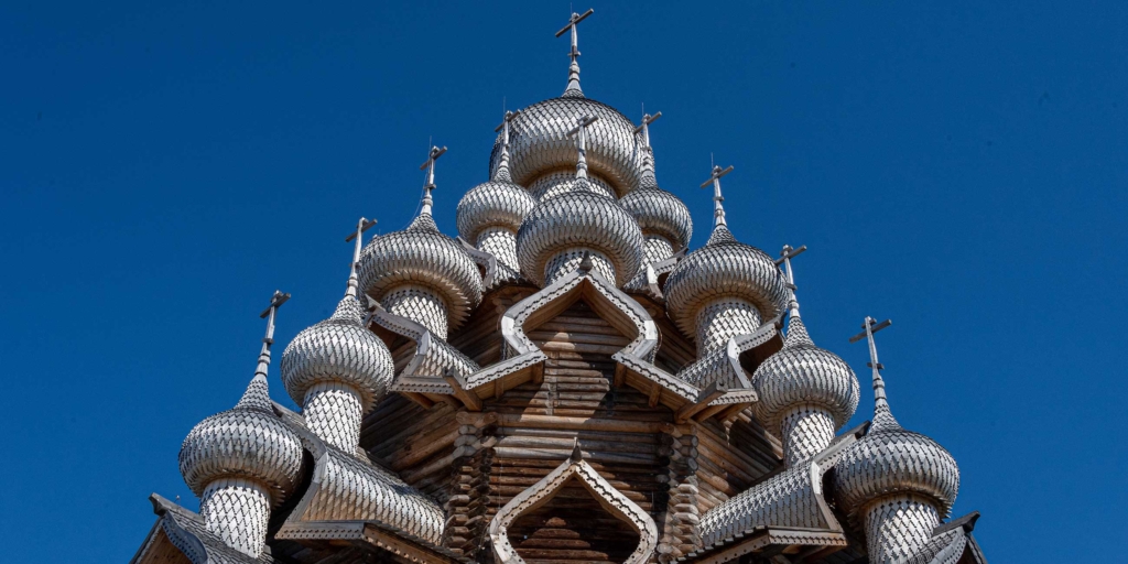 купола церковь преображения кижи
