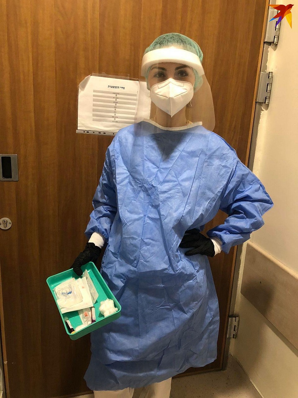 Галя работает в больнице, где принимают пациентов с подозрением на коронавирус. Фото: личный архив.
