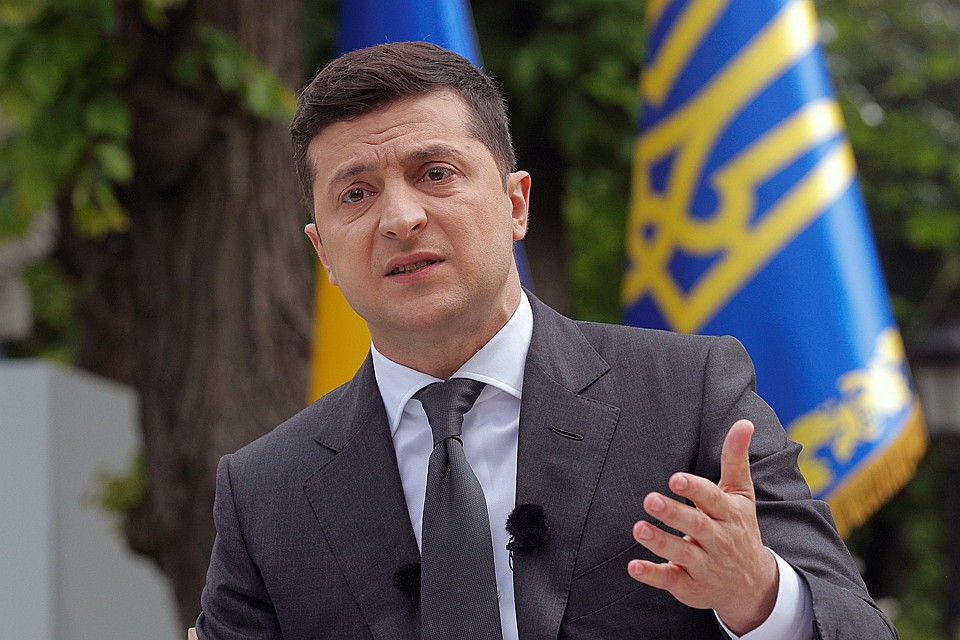 Ровно год назад Владимир Зеленский расписал свой план покорения Крыма и Донбасса Фото: REUTERS