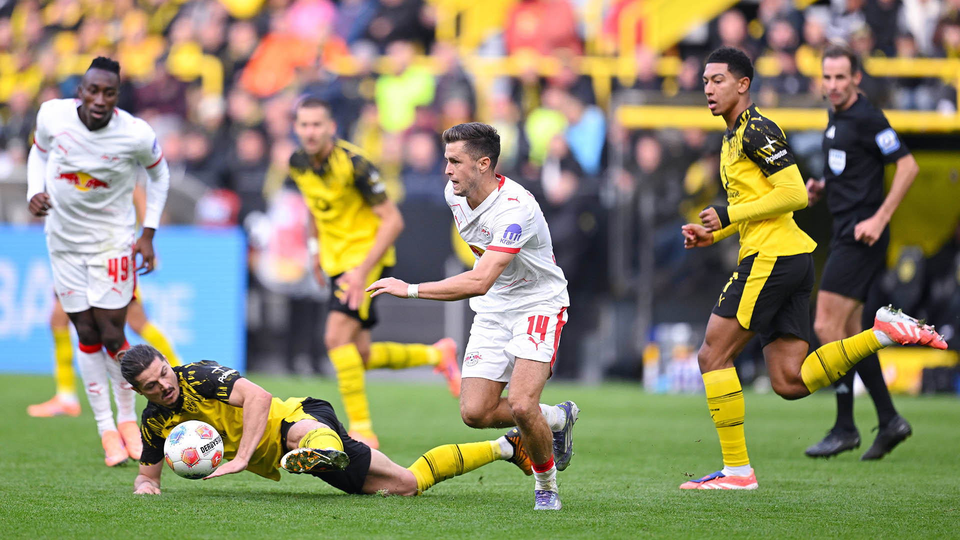 ФК «РБ Лейпциг» – ФК «Боруссия Дортмунд». Фото: globallookpress.com/IMAGO/RHR-FOTO