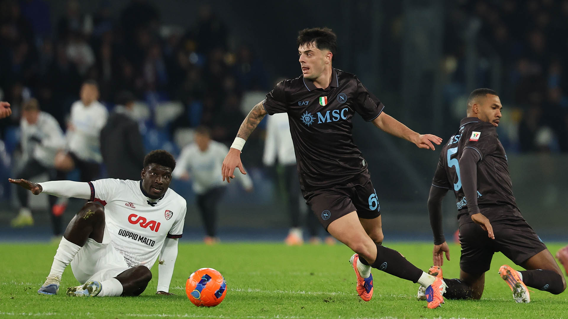 ФК «Кальяри» — ФК «Наполи». Фото: globallookpress.com/Alessandro Garofalo