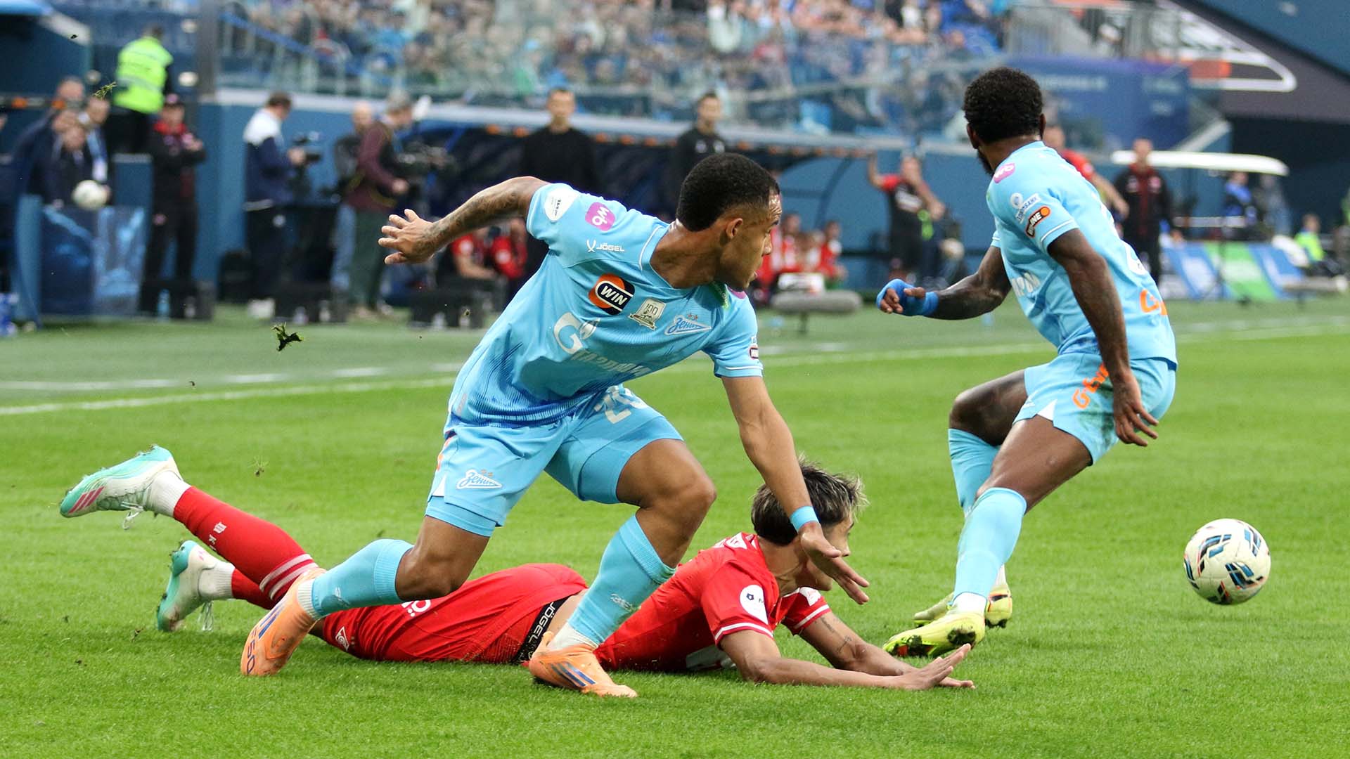 ФК «Зенит» — ФК «Спартак Москва». Фото: globallookpress.com/Maksim Konstantinov