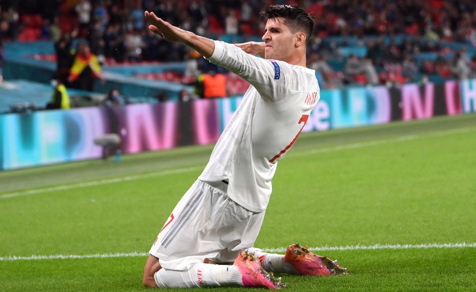 Альваро Морату является основным форвардом испанцев. Фото: Reuters