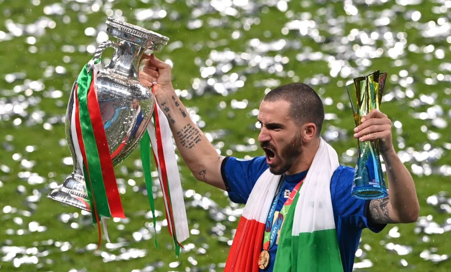 Защитник сборной Италии Леонардо Бонуччи был признан лучшим игроком финального матча Евро-2020. Фото: Reuters