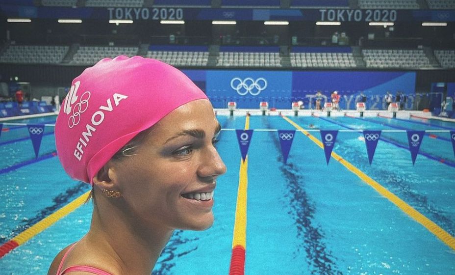 Юлия Ефимова вышла в финал 100 метров брассом на Играх-2020, но не смогла занять призовое место. Фото: Соцсети Юлии Ефимовой