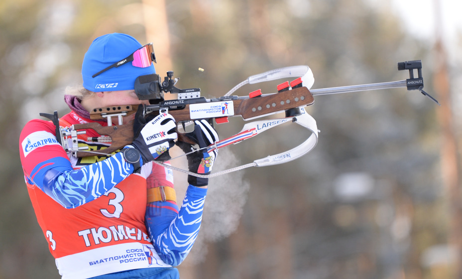 Российская биатлонистка Тамара Дербушева. Фото: Biathlonrus.com