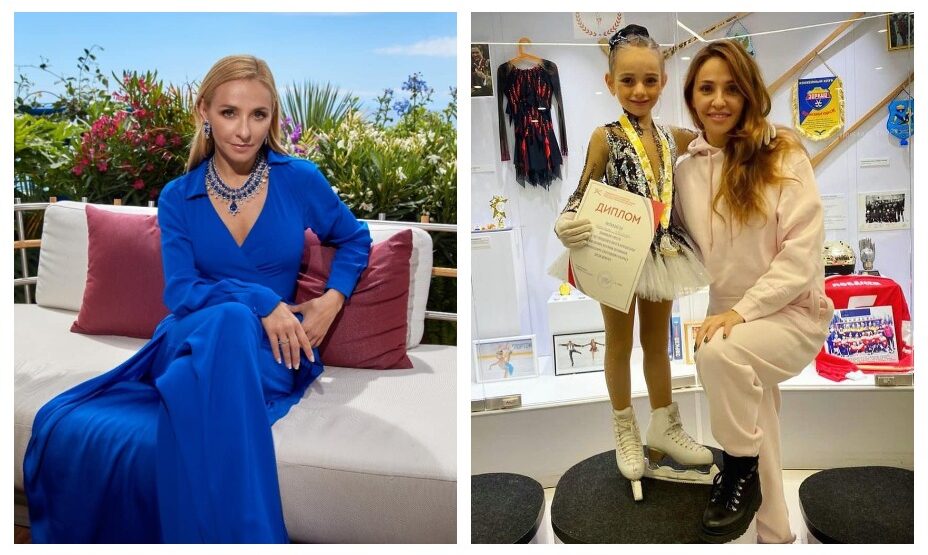 Татьяна Навка с дочерью