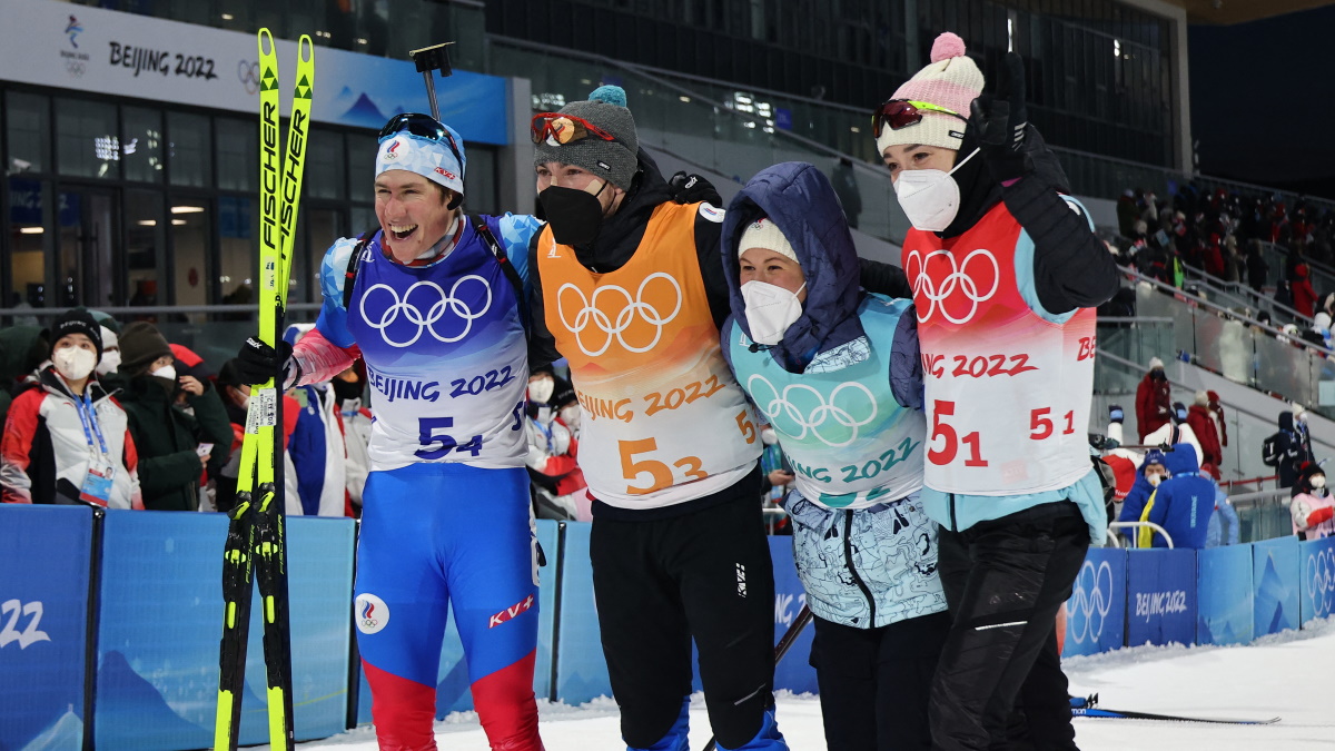 Наша эстафетная четверка, которая взяла 