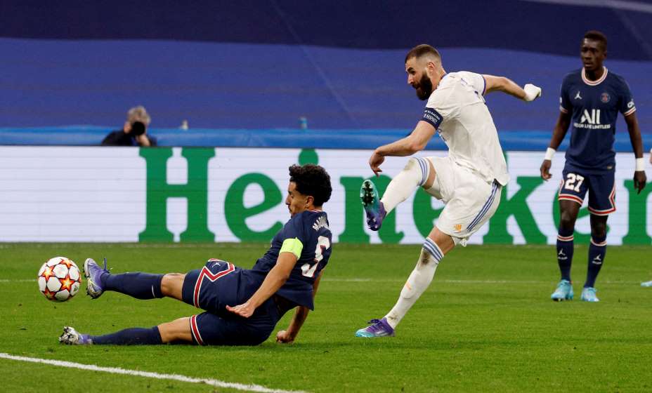 В 34 года форвард «Реала» Бензема стал настоящей машиной по забиванию голов. Фото: Reuters