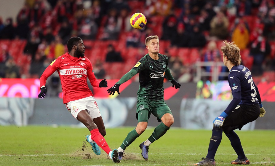 «Краснодар» в Москве выиграл у «Спартака». Фото: РПЛ