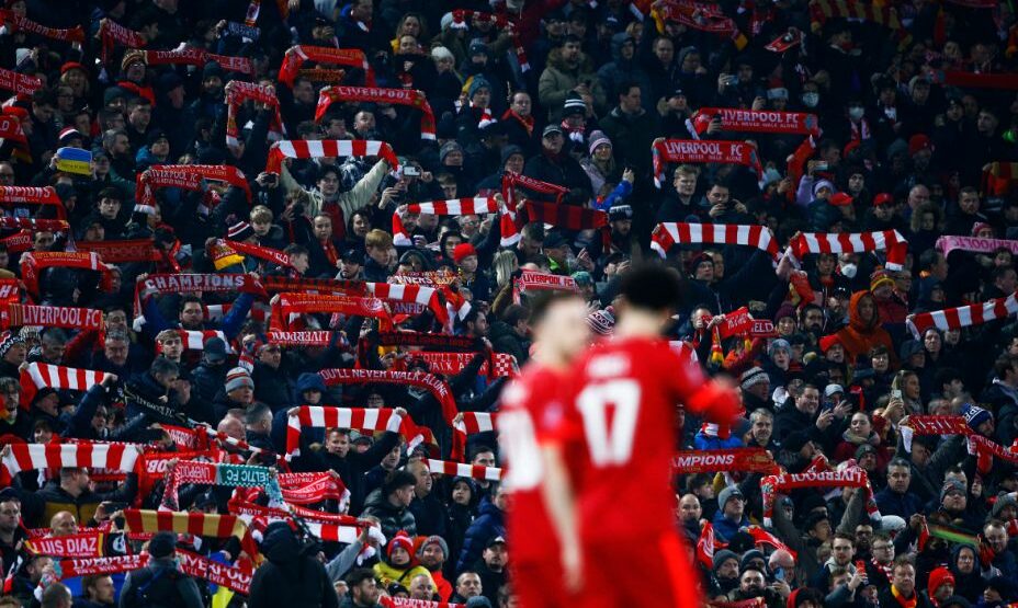 Болельщики Ливерпуля