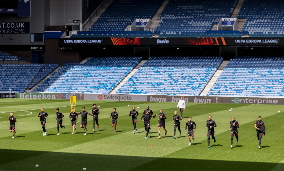 «Рейнджерс» вовсю готовится к матче с «Лейпцигом». Фото: Global Look Press