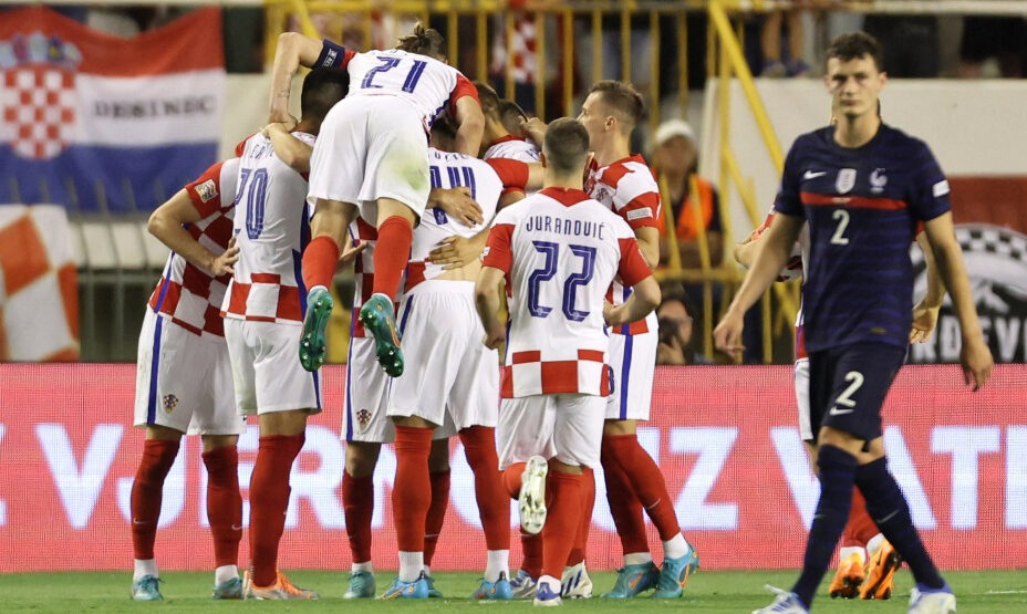 Франция - Хорватия, Лига наций