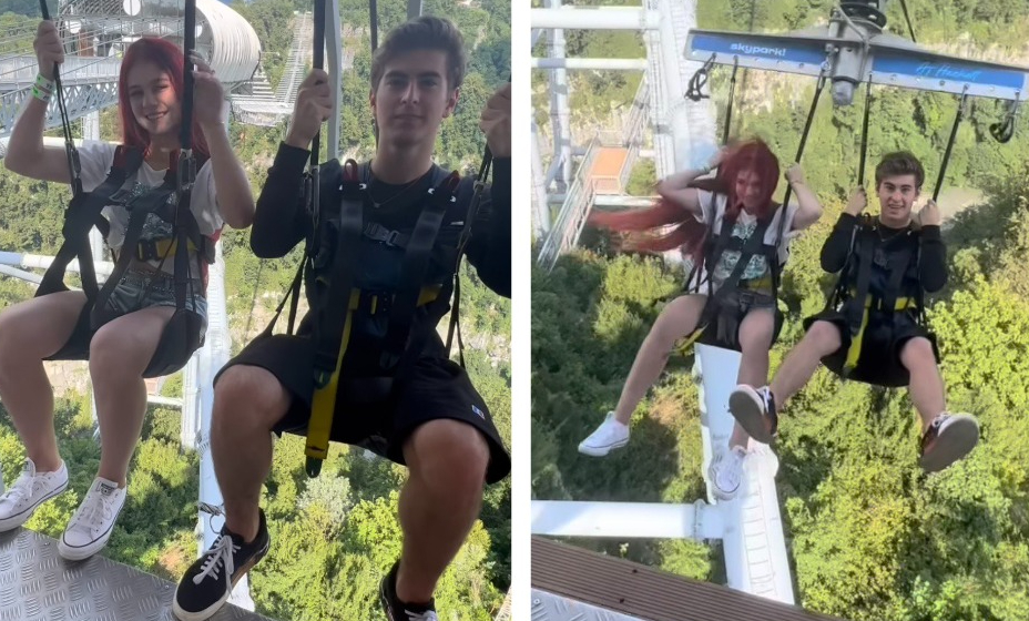 Трусова и Кондратюк экстремально отдыхают в Сочи.
Фото: Личная страница Александры Трусовой в соцсетях