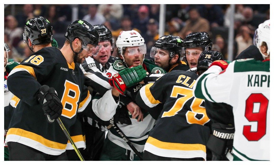 «Бостон» переупрямил «Уайлд» Капризова. Фото: Reuters