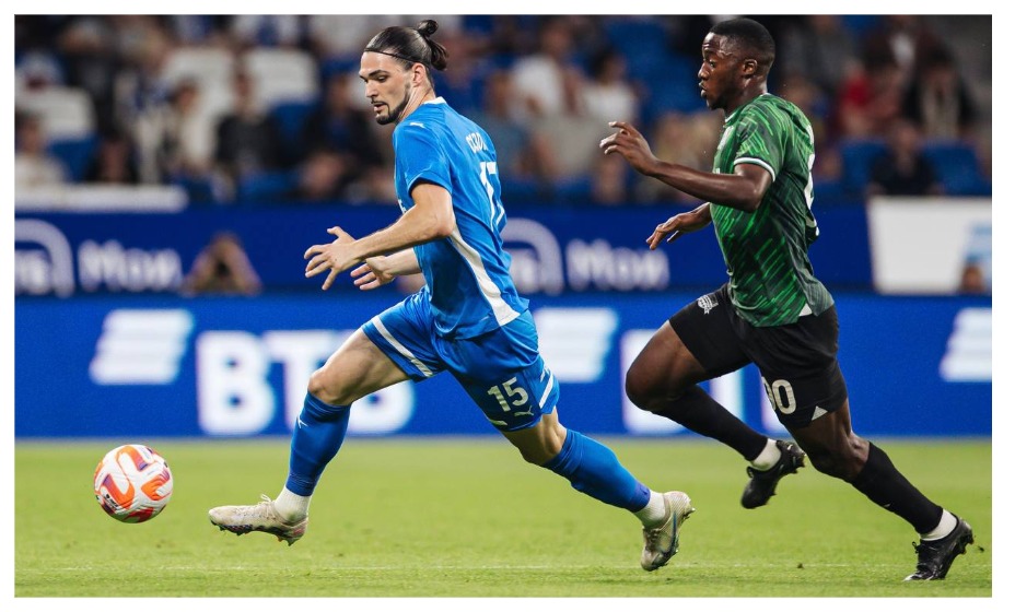 «Динамо» и «Краснодар» до последнего играли вничью, но все решил гол Арсена Захаряна. Фото: соцсети ФК «Динамо»