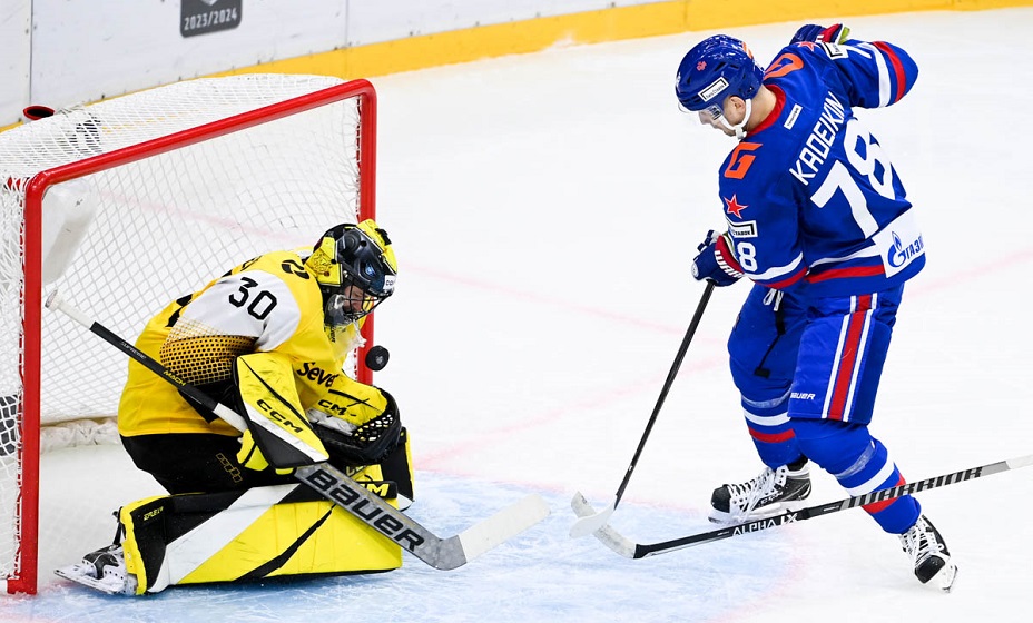 СКА 16 ноября сыграет на выезде с «Северсталью» в матче КХЛ. Фото: ХК СКА