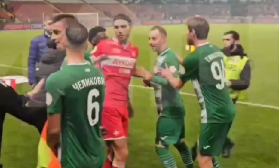 Стычка Ахмат-Спартак, снимок экрана