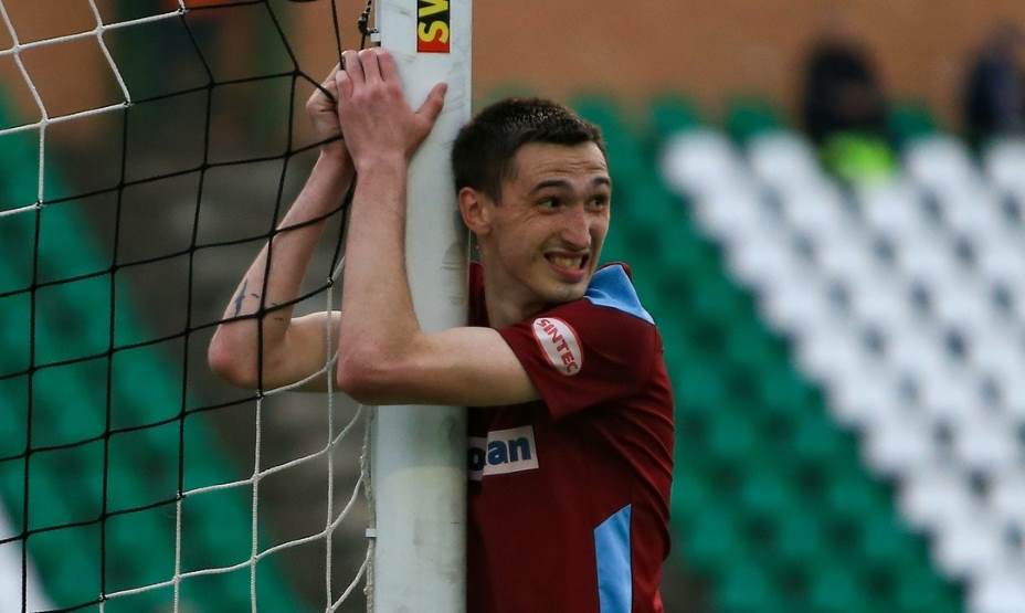 Нападающий обнинского «Кванта» Виталий Мельников. Фото:  Соцсети ФК «Квант» 