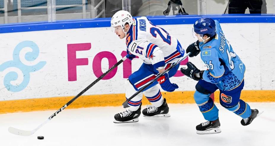 СКА обыграл «Барыс». Фото: Соцсети СКА 