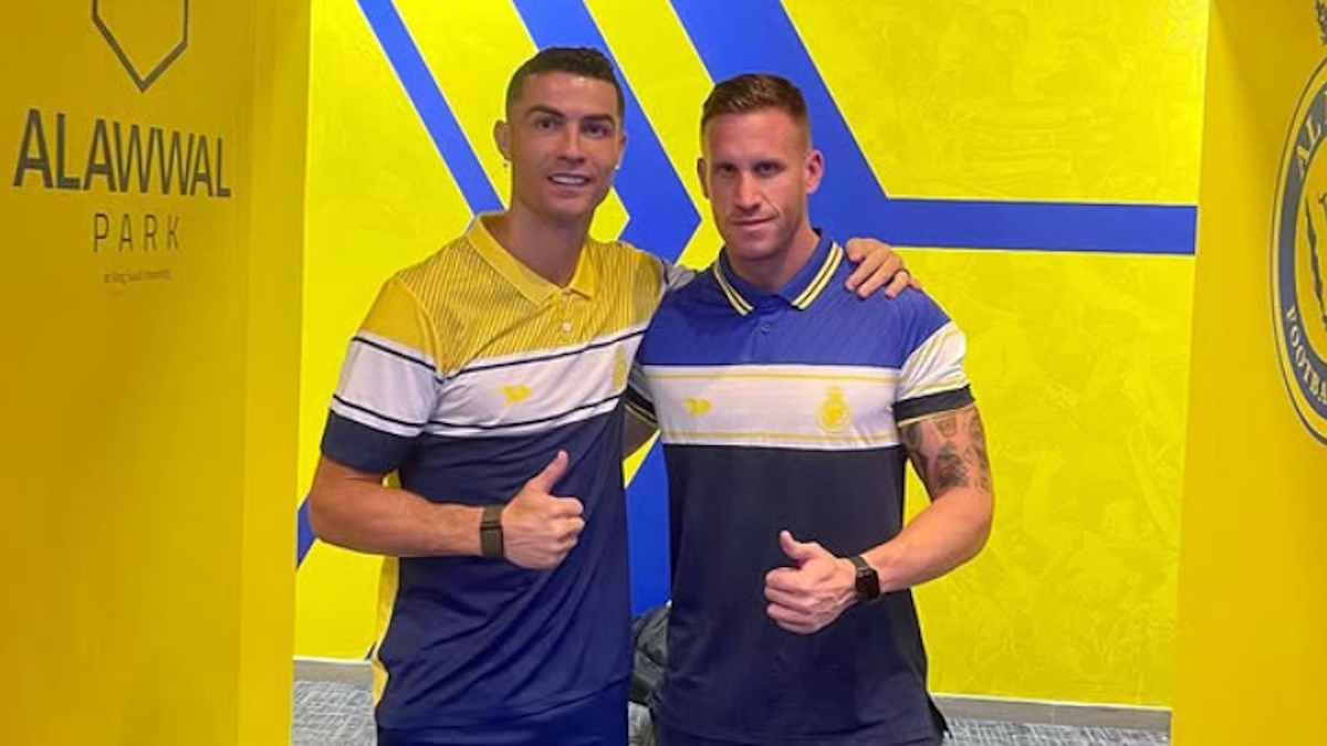 Хосе Блеса и Роналду. Фото: соцсети тренера Хосе Блесы