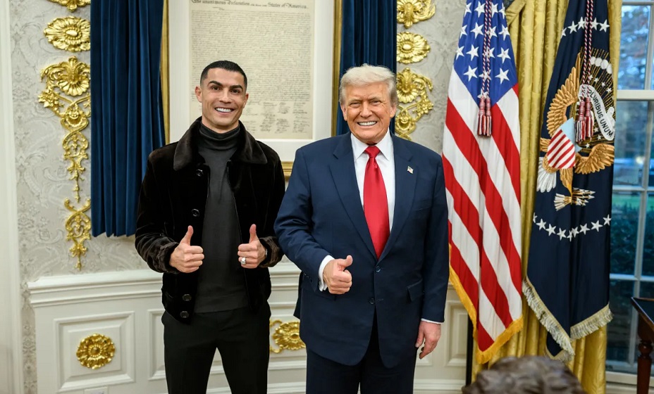 Роналду посетил Белый дом и сфотографировался с Трампом. Фото: Белый дом