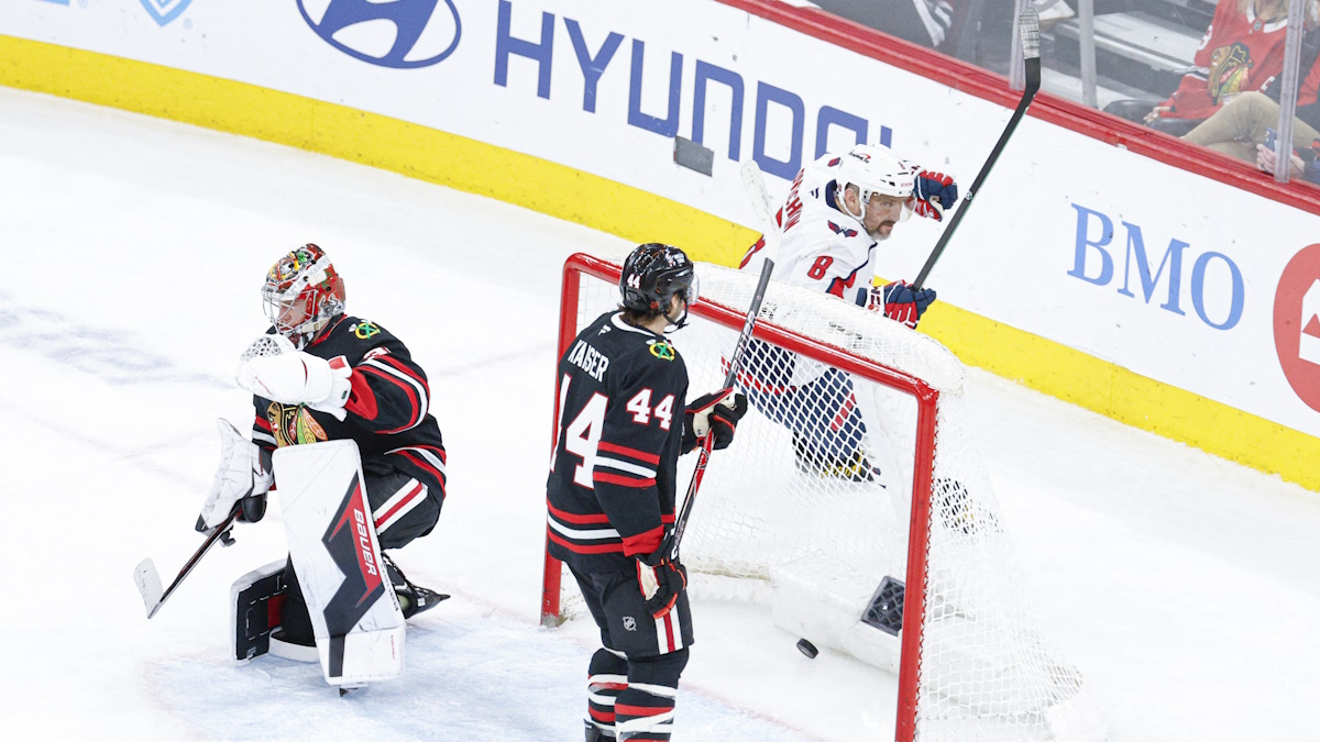 Александр Овечкин во время матча