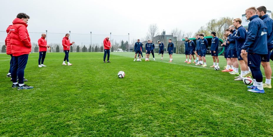 Сборная России готовится к матчам с Никарагуа и Мали в отличном настроении. Фото: РФС