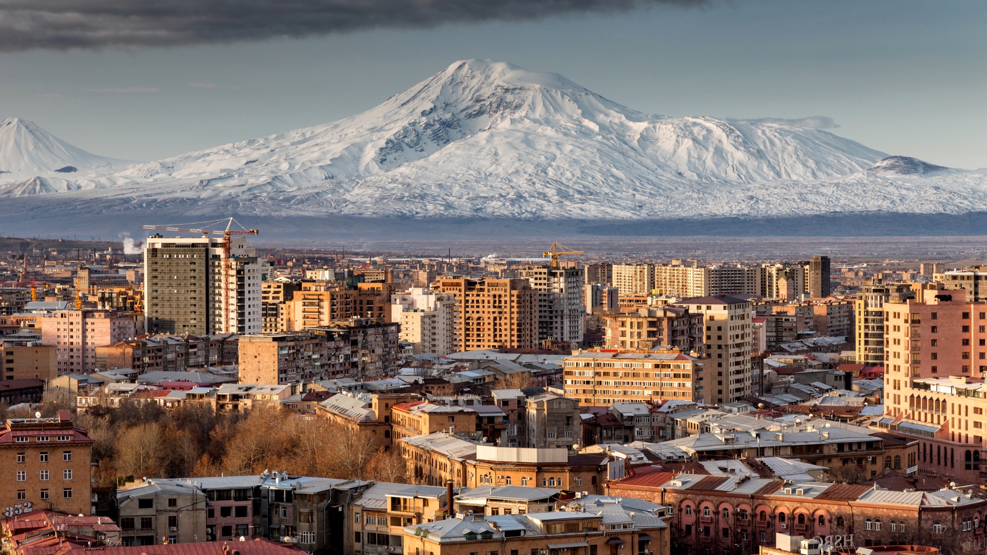 Панорама Еревана, Армения.