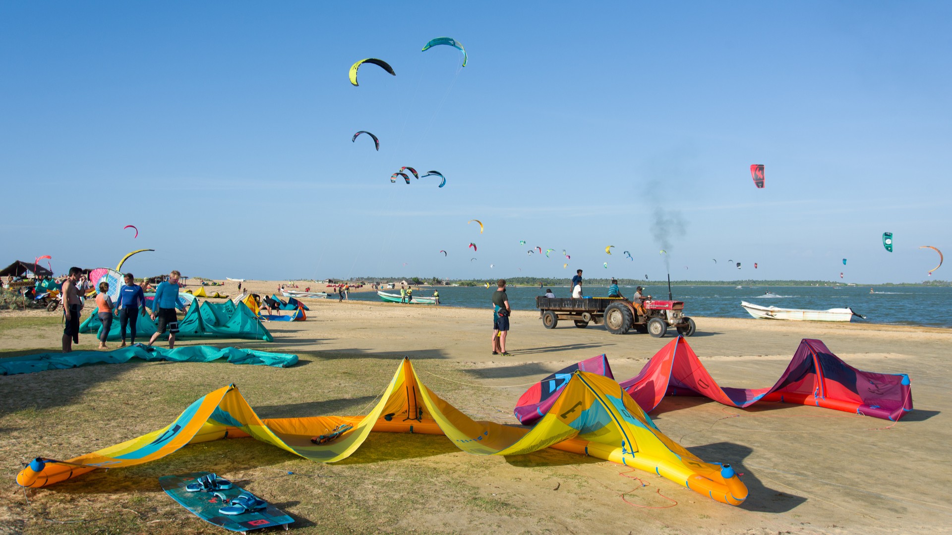 Кайтсерфинг в Калпитии.